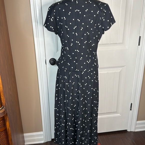 JulianTaylor Polka Dot  Dress Sz 10 - Picture 6 of 12